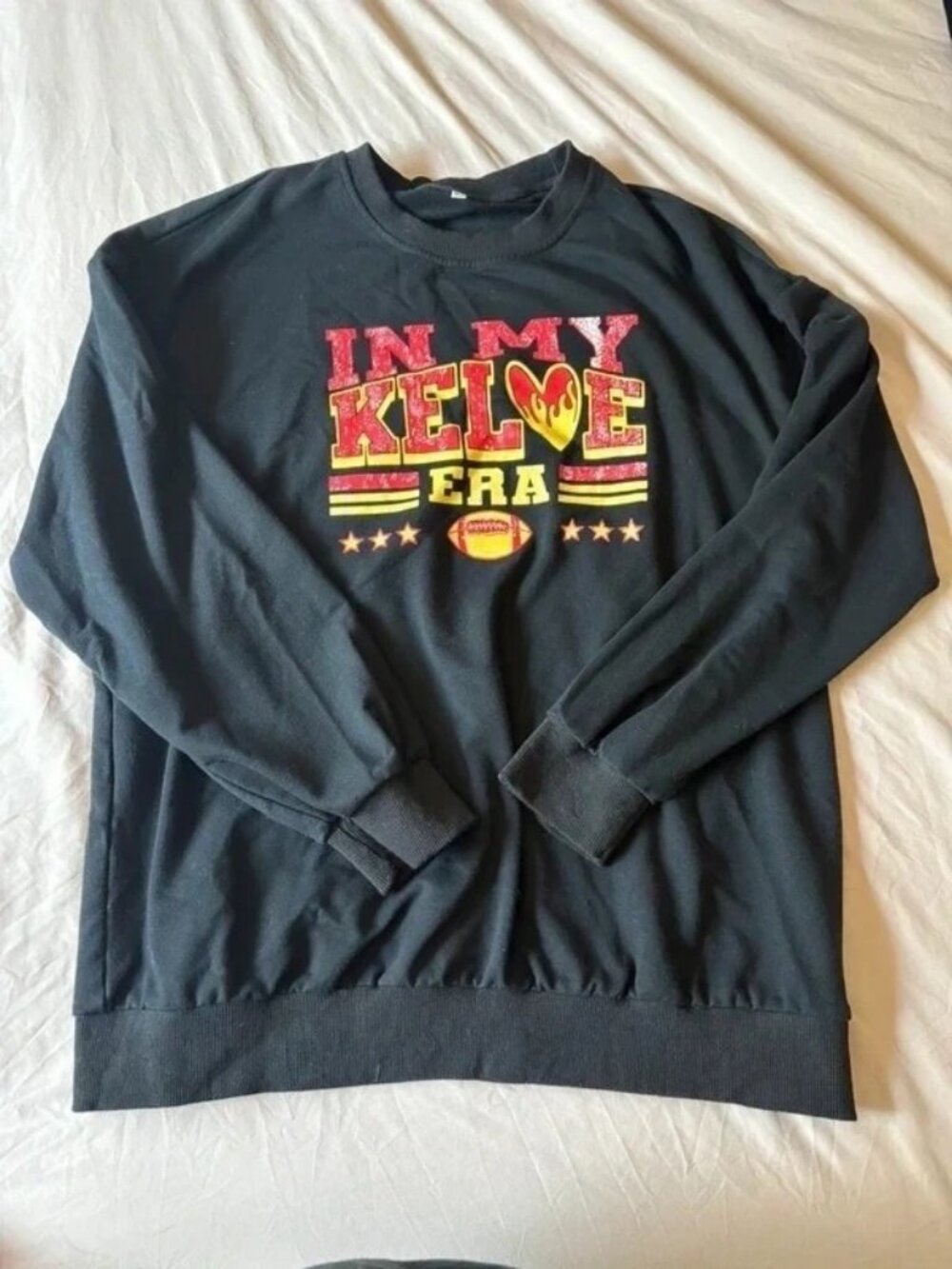 Travis Kelce Kansas City Chiefs NFL Crewneck Sweatshirt, L
